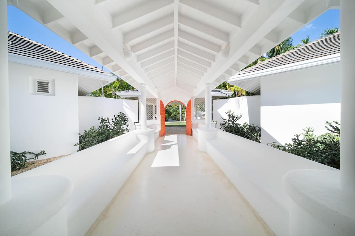 Mediterranean villa on the Teeth of the Dog golf course